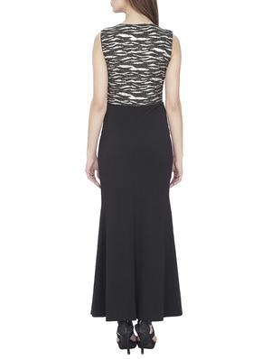 black printed maxi dress - 14885159 - Standard Image - 3