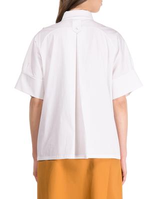 white cotton ruffled shirt - 14886799 - Standard Image - 3