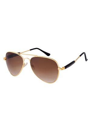 Amour Propre Brown New Era Aviator Sunglass For Unisex - 14887415 - Standard Image - 3
