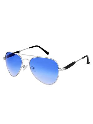 Amour Propre Blue New Era Aviator Sunglass For Unisex - 14887423 - Standard Image - 3