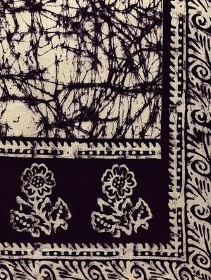 black art silk printed dupatta - 14887686 - Standard Image - 3