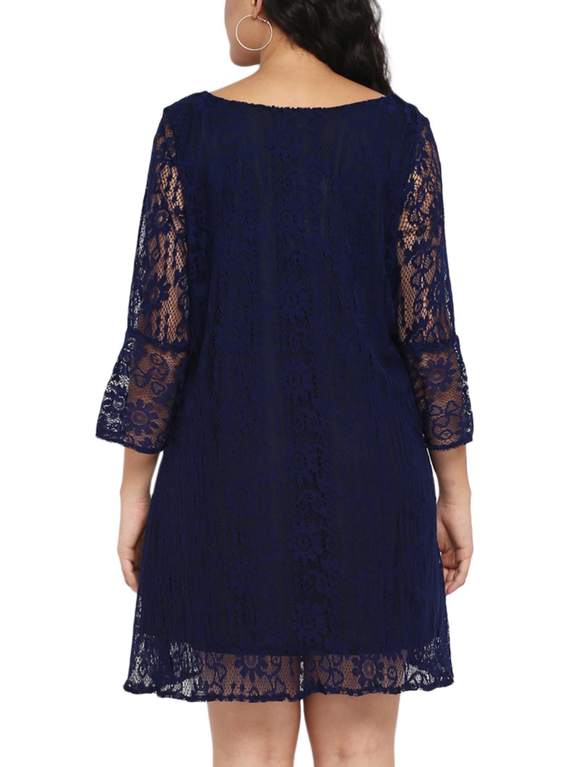 floral lace plus dress - 14888010 - Zoom Image - 3