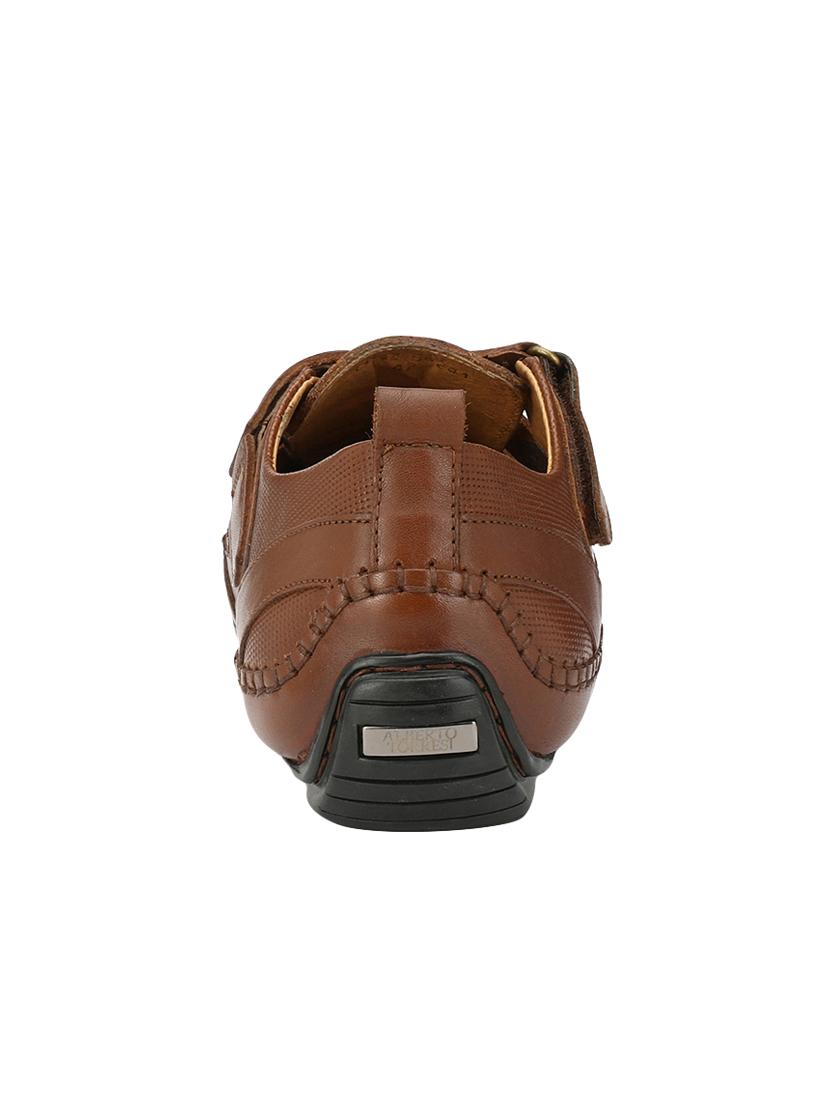 tan Leather slip on sandal - 14888400 - Zoom Image - 3
