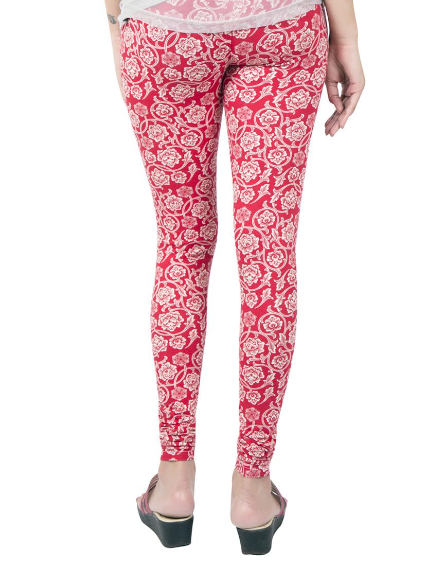 Red printed leggings - 14888436 - Zoom Image - 3