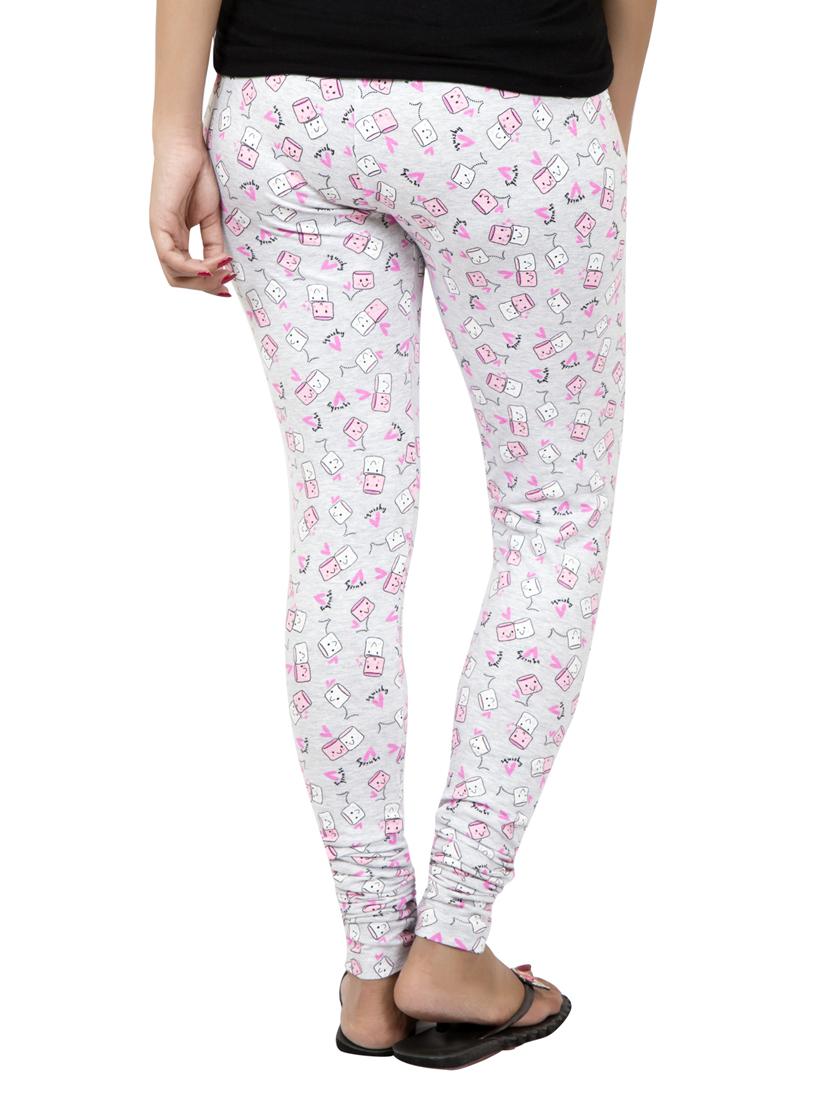grey printed leggings - 14888441 - Zoom Image - 3