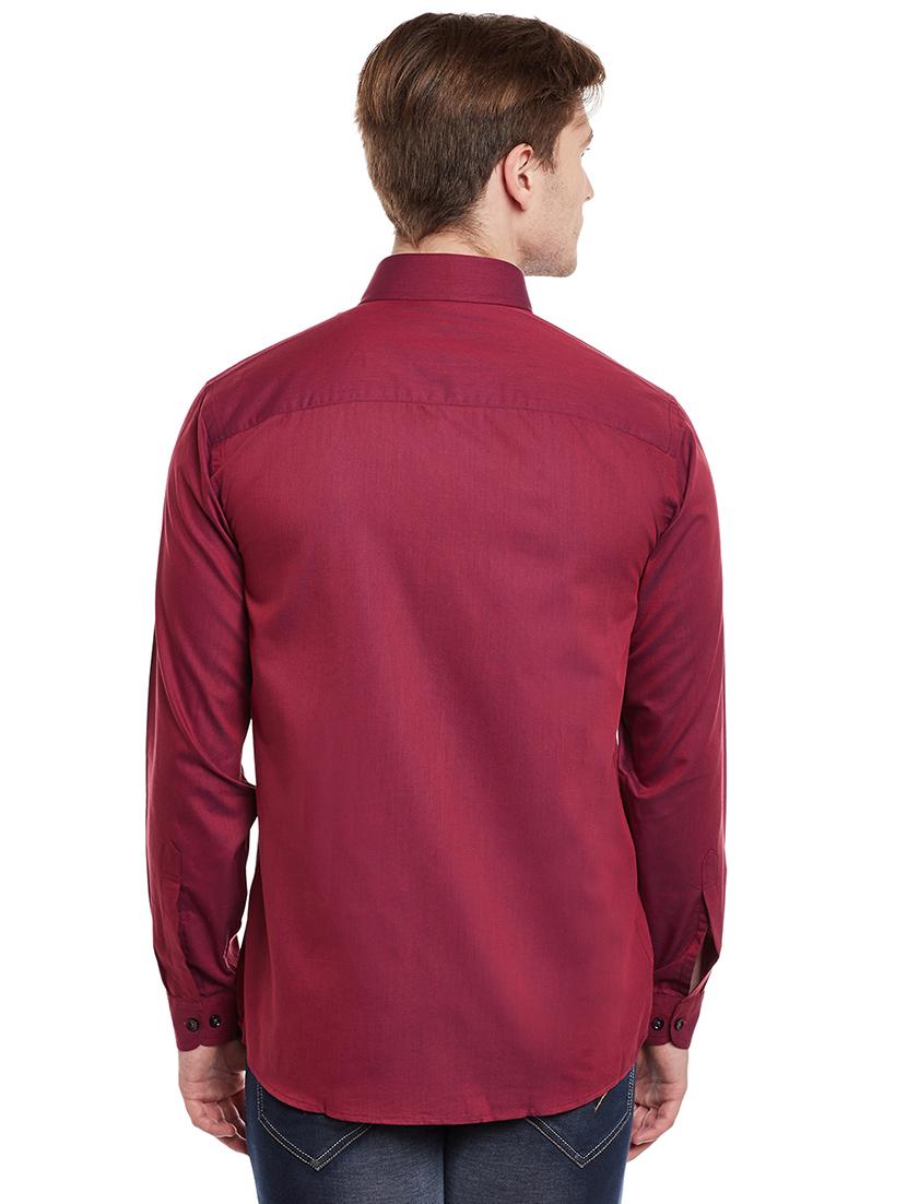 pink cotton casual shirt - 14888617 - Zoom Image - 3