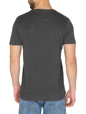 grey cotton front print tshirt - 14888932 - Standard Image - 3