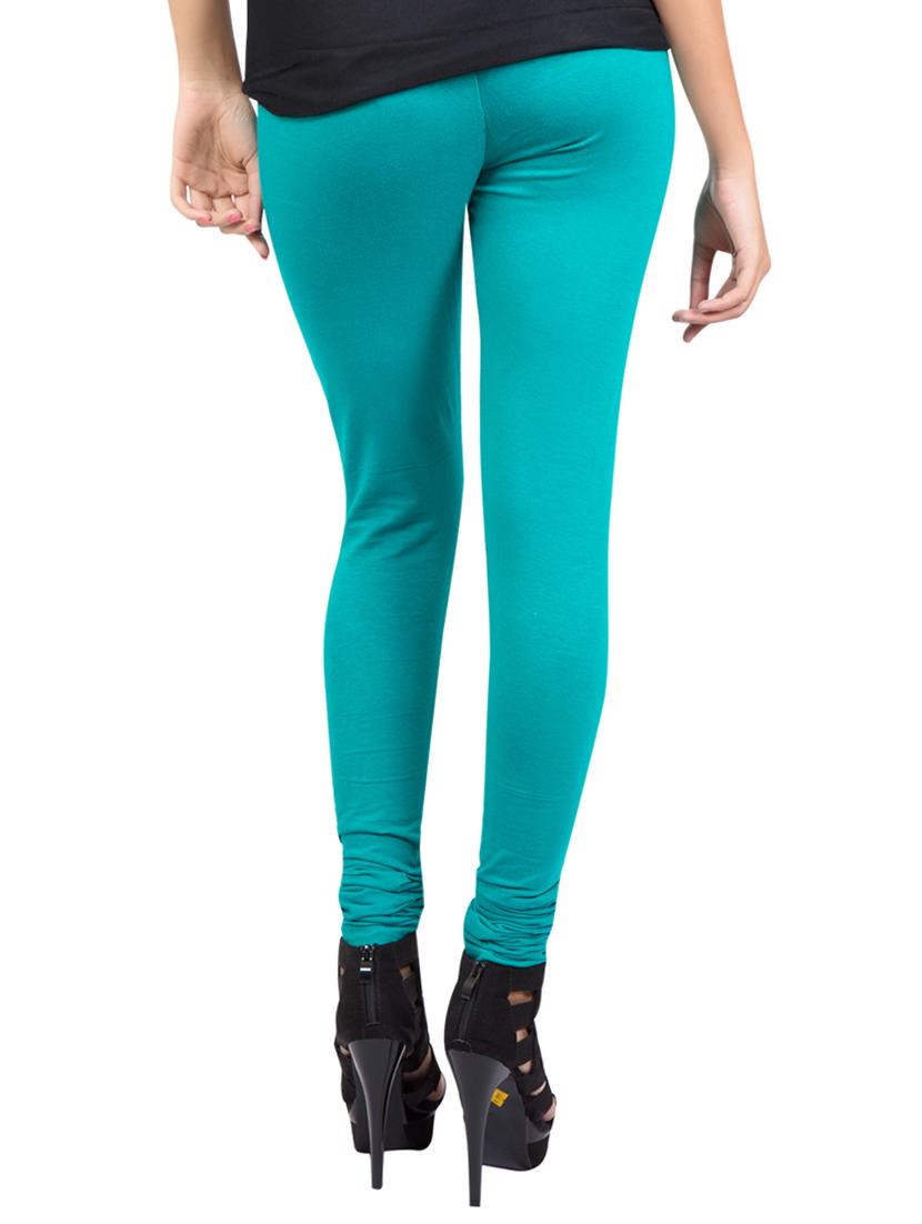 blue solid leggings - 14889524 - Zoom Image - 3