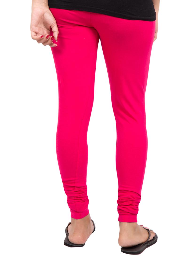 pink solid leggings - 14889538 - Zoom Image - 3
