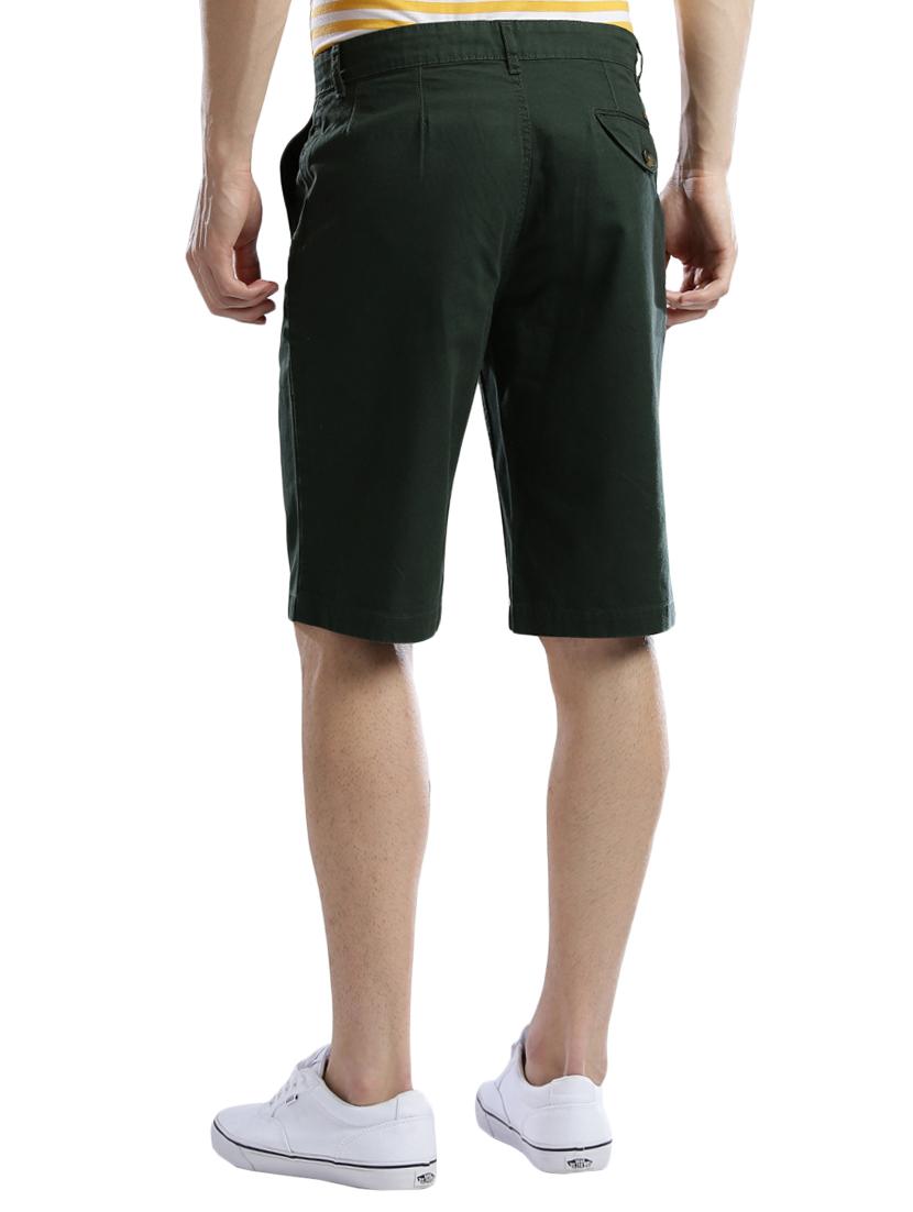 green cotton shorts - 14890547 - Zoom Image - 3