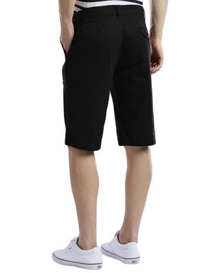 black cotton shorts - 14890550 - Standard Image - 3