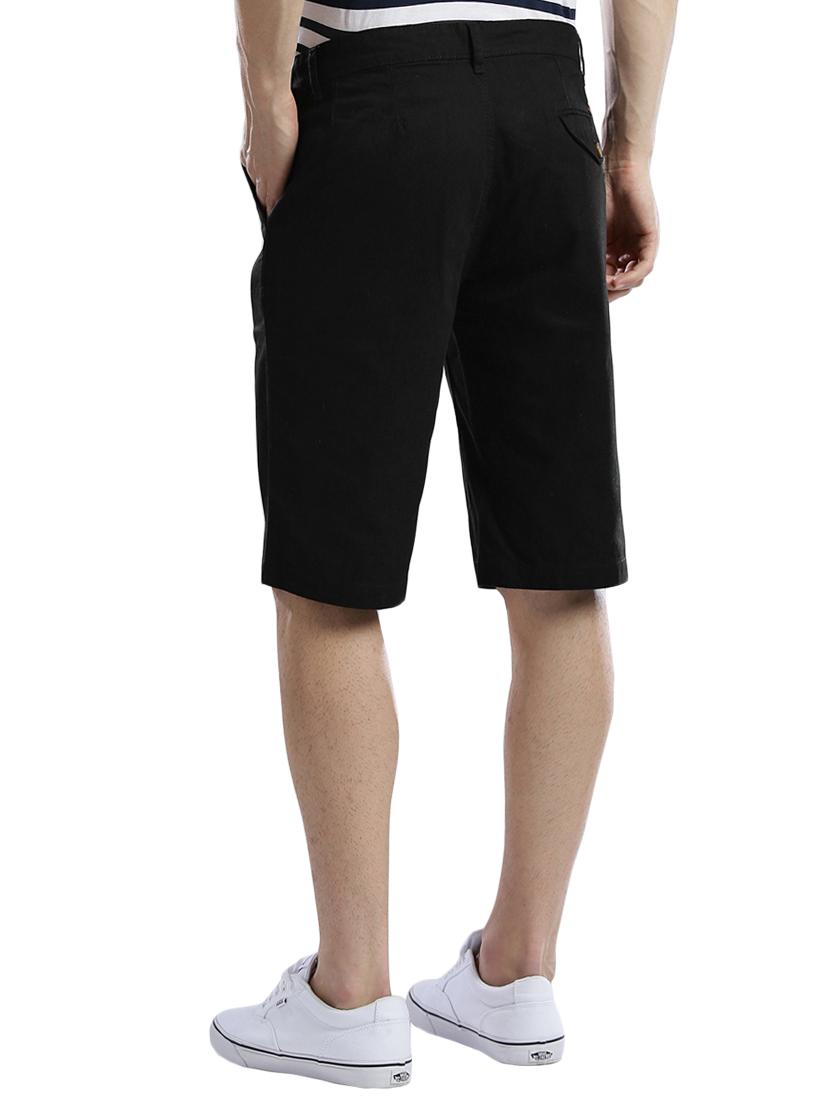 black cotton shorts - 14890550 - Zoom Image - 3