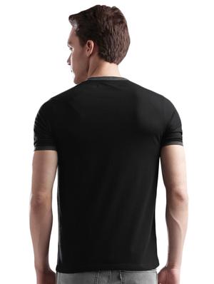 black cotton t-shirt - 14890621 - Standard Image - 3