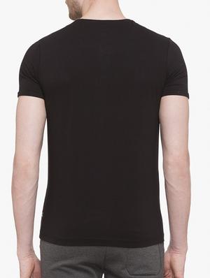 black cotton pocket t-shirt - 14891827 - Standard Image - 3