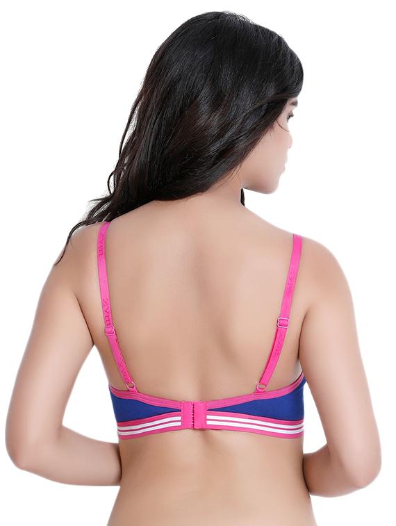 blue solid bra - 14893659 - Zoom Image - 3