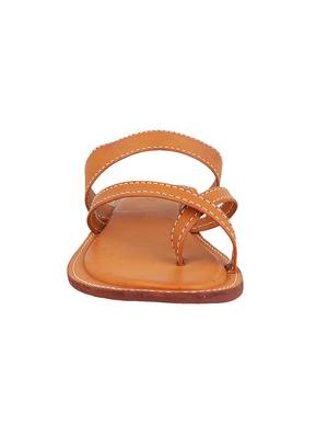 brown toe separator kolhapuri - 14894173 - Standard Image - 3