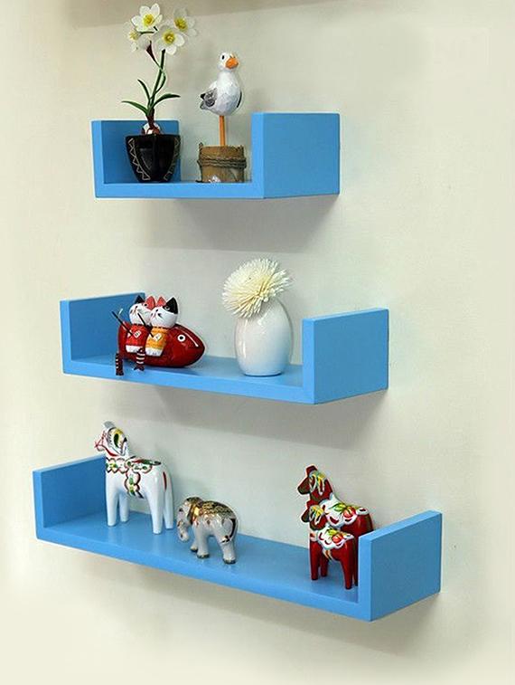 Set of 3 U Shape Wall Shelves - 14894376 - Zoom Image - 3