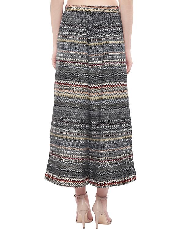 multi colored geometric printed palazzo - 14894693 - Zoom Image - 3