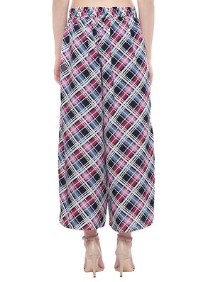 multi colored checkered palazzo - 14894696 - Standard Image - 3