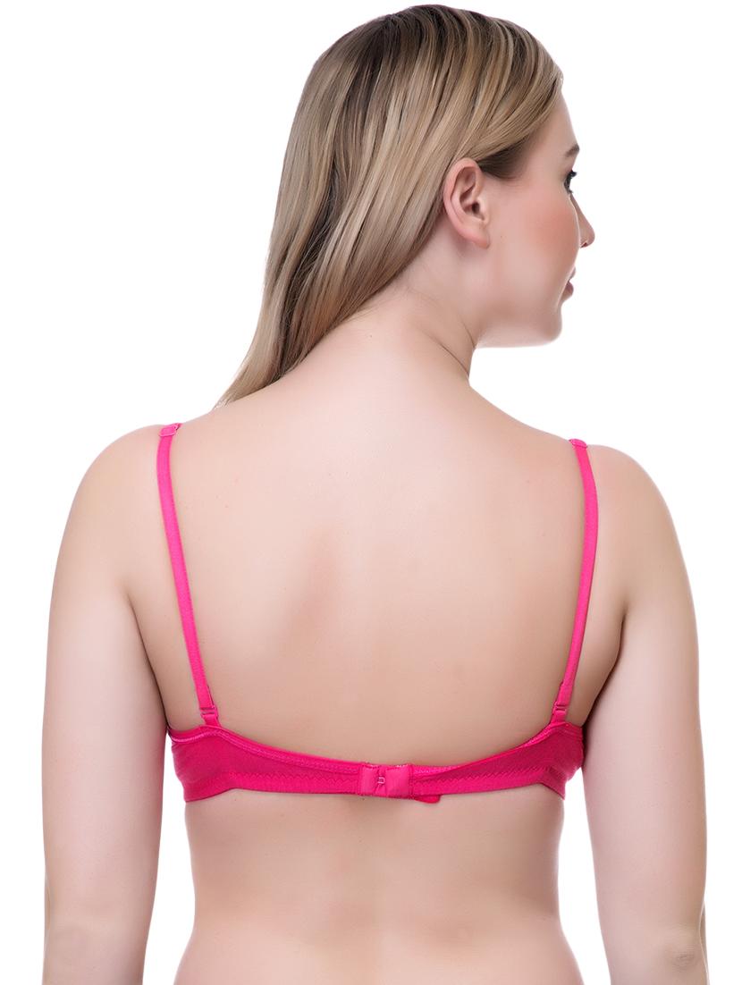 set of 3 multi colored cotton bra - 14894883 - Zoom Image - 3