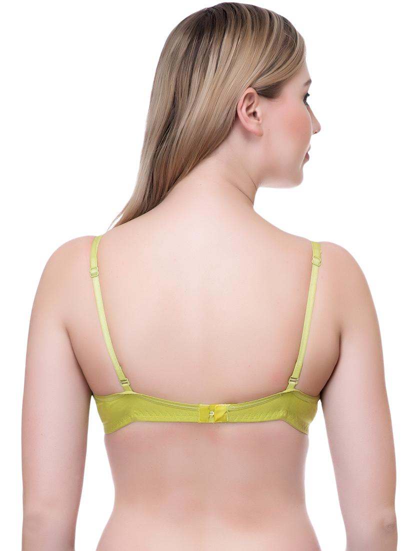 set of 3 multi colored cotton bra - 14894893 - Zoom Image - 3