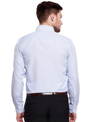 light blue cotton formal shirt - 14895498 - Standard Image - 3