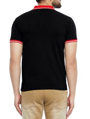 black cotton t-shirt - 14896178 - Standard Image - 3