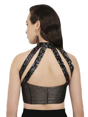 black silk embroidered blouse - 14896493 - Standard Image - 3