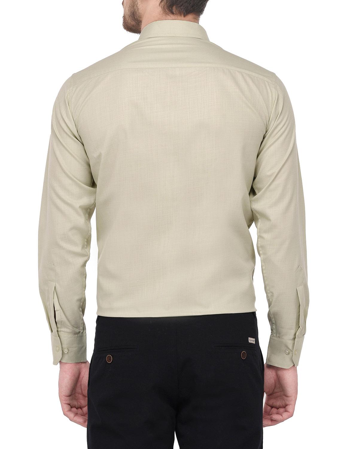 green cotton formal shirt - 14896729 - Zoom Image - 3