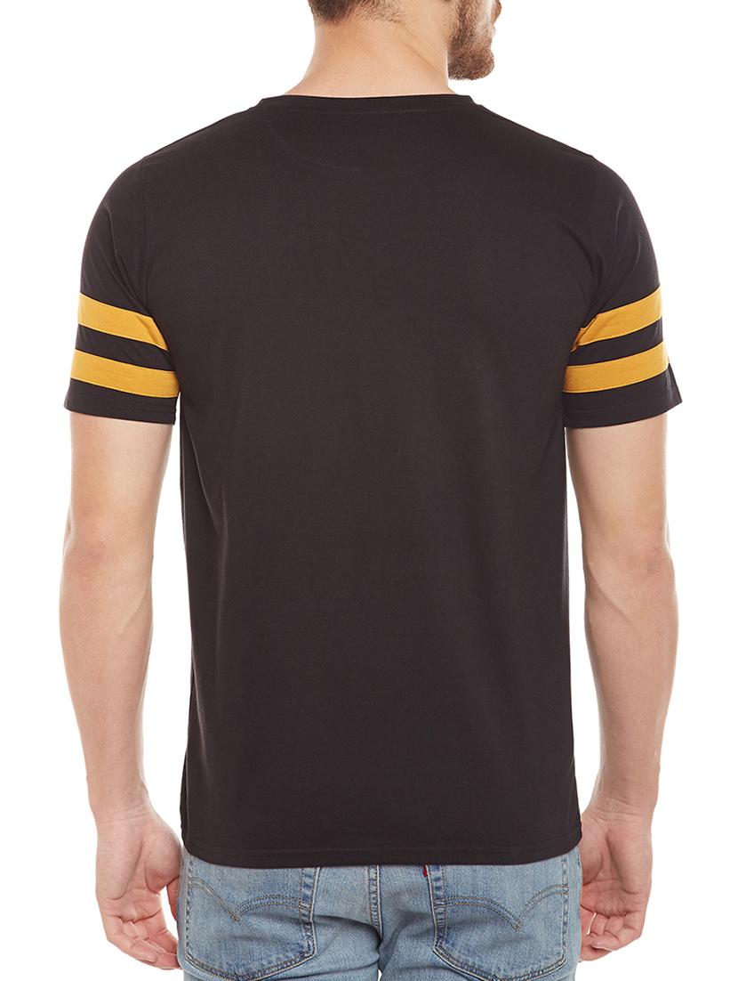 black cotton t-shirt - 14896759 - Zoom Image - 3