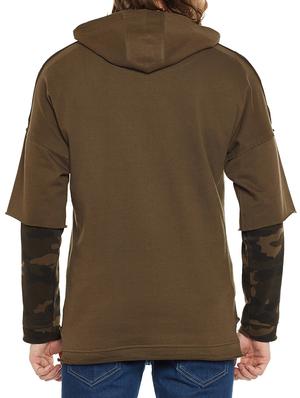 olive green cotton t-shirt - 14896848 - Standard Image - 3