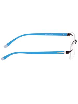 Cardon Gunmetal Rectangular Rimless EyeGlass - 14898192 - Standard Image - 3