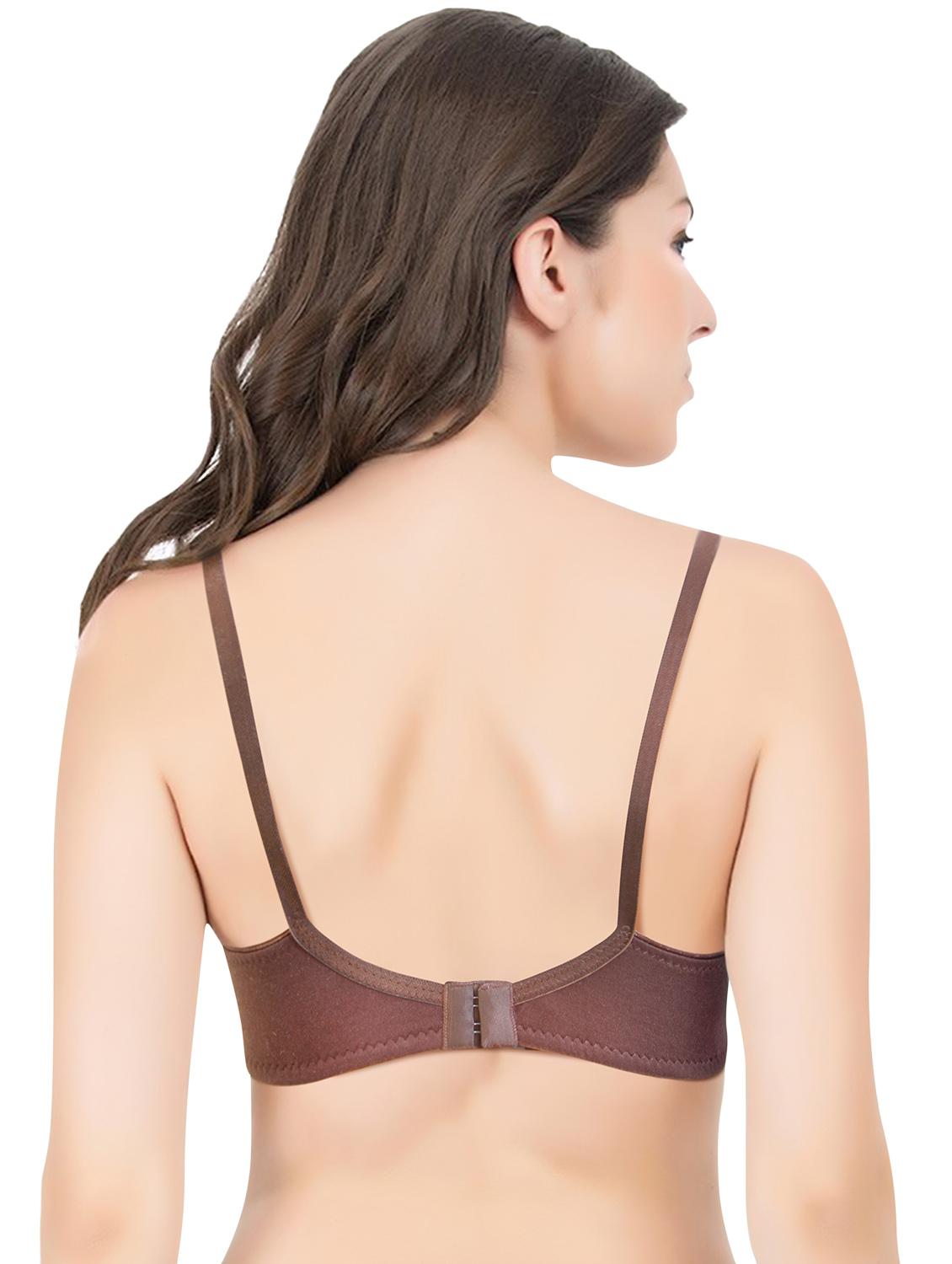 set of 3 multi colored cotton bra - 14899503 - Zoom Image - 3