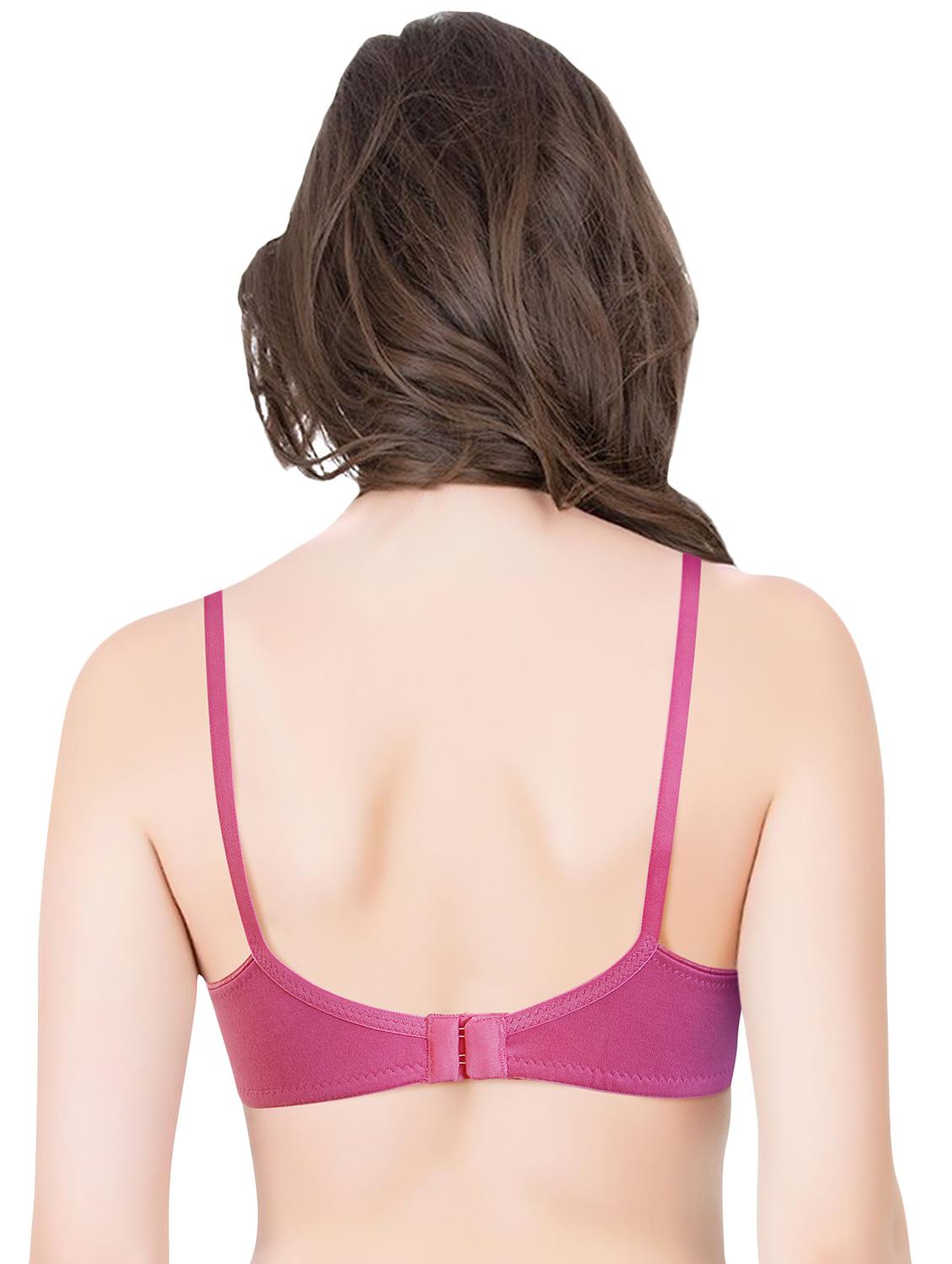 set of 3 multi colored cotton bra - 14899551 - Zoom Image - 3
