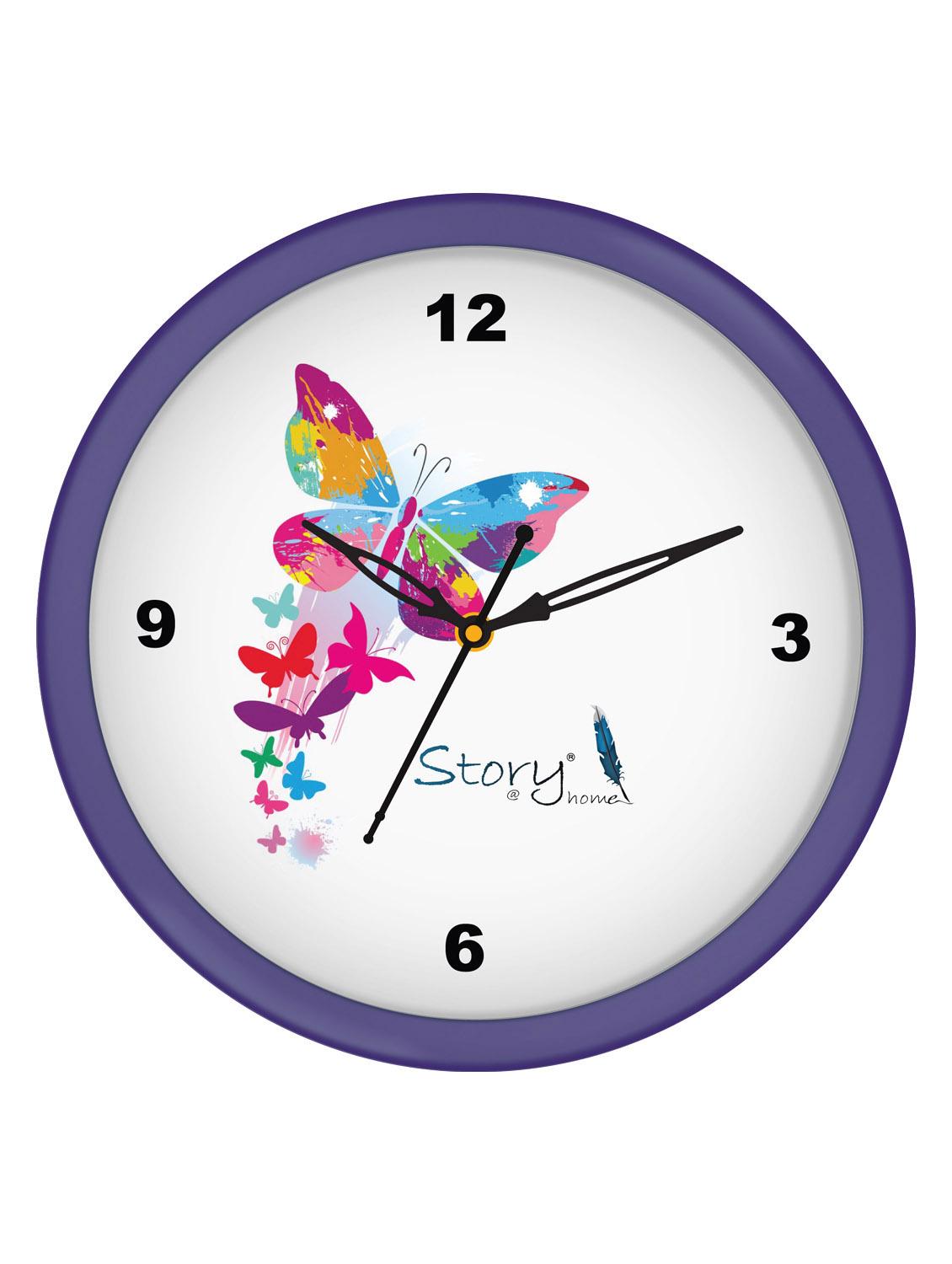 Glass Round Shape Wall Clock - 14901840 - Zoom Image - 3