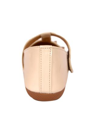 beige faux leather slip on ballerina - 14902400 - Standard Image - 3