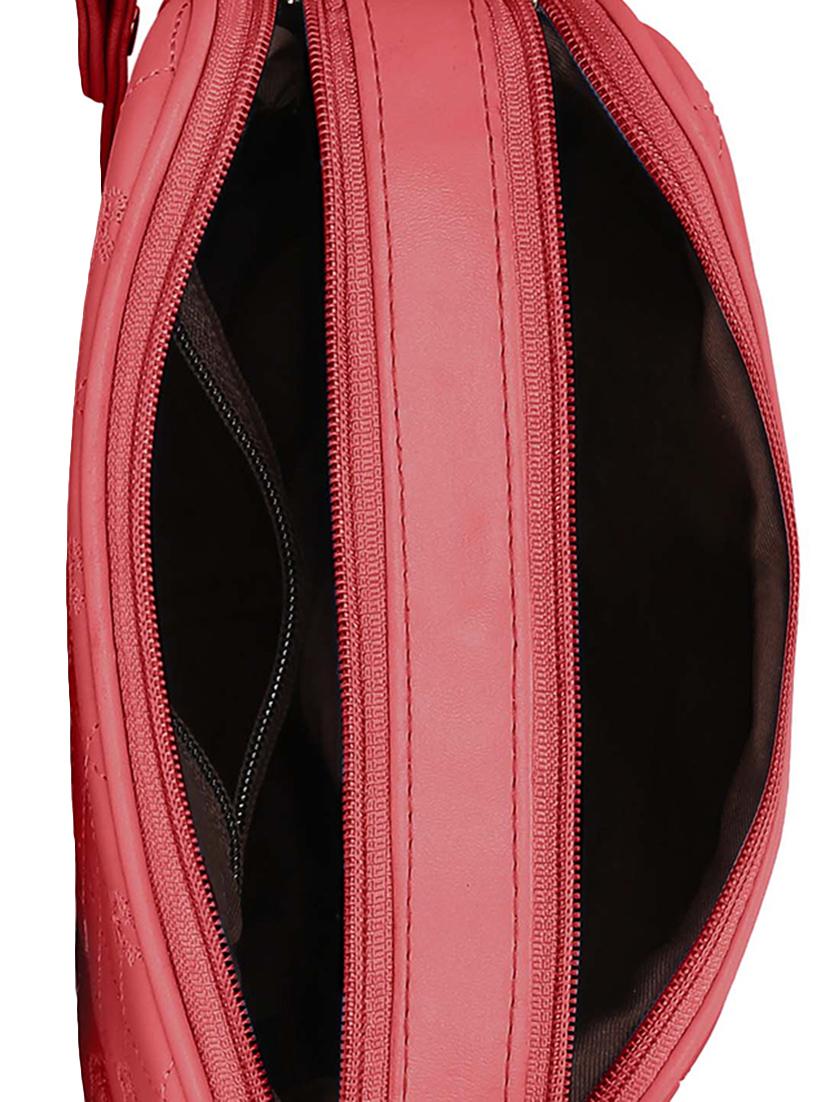 pink leatherette regular sling bag - 14903032 - Zoom Image - 3