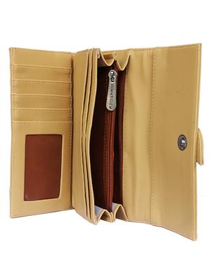 beige leatherette (pu) ethnic clutch - 14903418 - Standard Image - 3