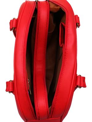 red leatherette regular handbag - 14903444 - Standard Image - 3