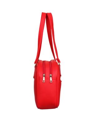 red leatherette regular handbag - 14903444 - Standard Image - 6