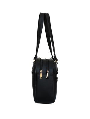 black leatherette regular handbag - 14903449 - Standard Image - 6