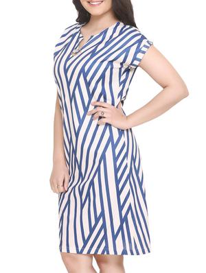 blue printed shift dress - 14903637 - Standard Image - 3