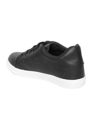 black resin laceup sneakers - 14903645 - Standard Image - 3