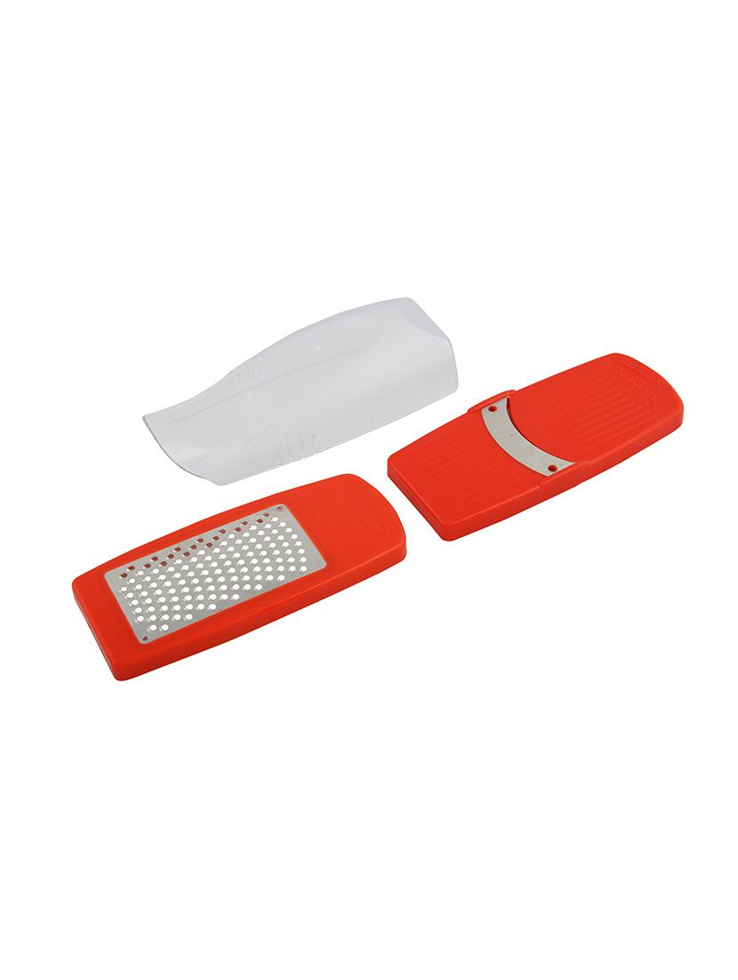 Dry Fruit, Cheese Grater & Slicer, 2 In 1 - Red (13cm x 5.5cm) - 14905125 - Zoom Image - 3