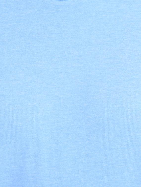 turquoise cotton chest print tshirt - 14905573 - Zoom Image - 3