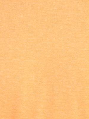 orange cotton chest print tshirt - 14905576 - Standard Image - 3