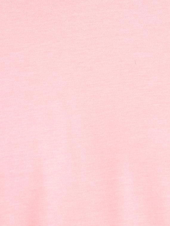 pink cotton chest print tshirt - 14905605 - Zoom Image - 3