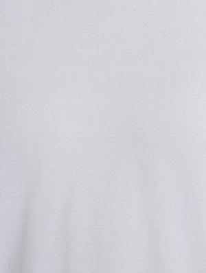 grey cotton front print t-shirt - 14905631 - Standard Image - 3