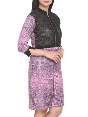 purple printed sheath dress - 14905673 - Standard Image - 3
