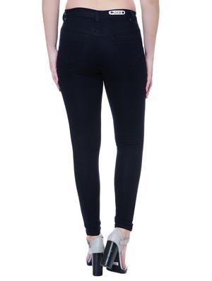solid black denim jeans - 14907276 - Standard Image - 3